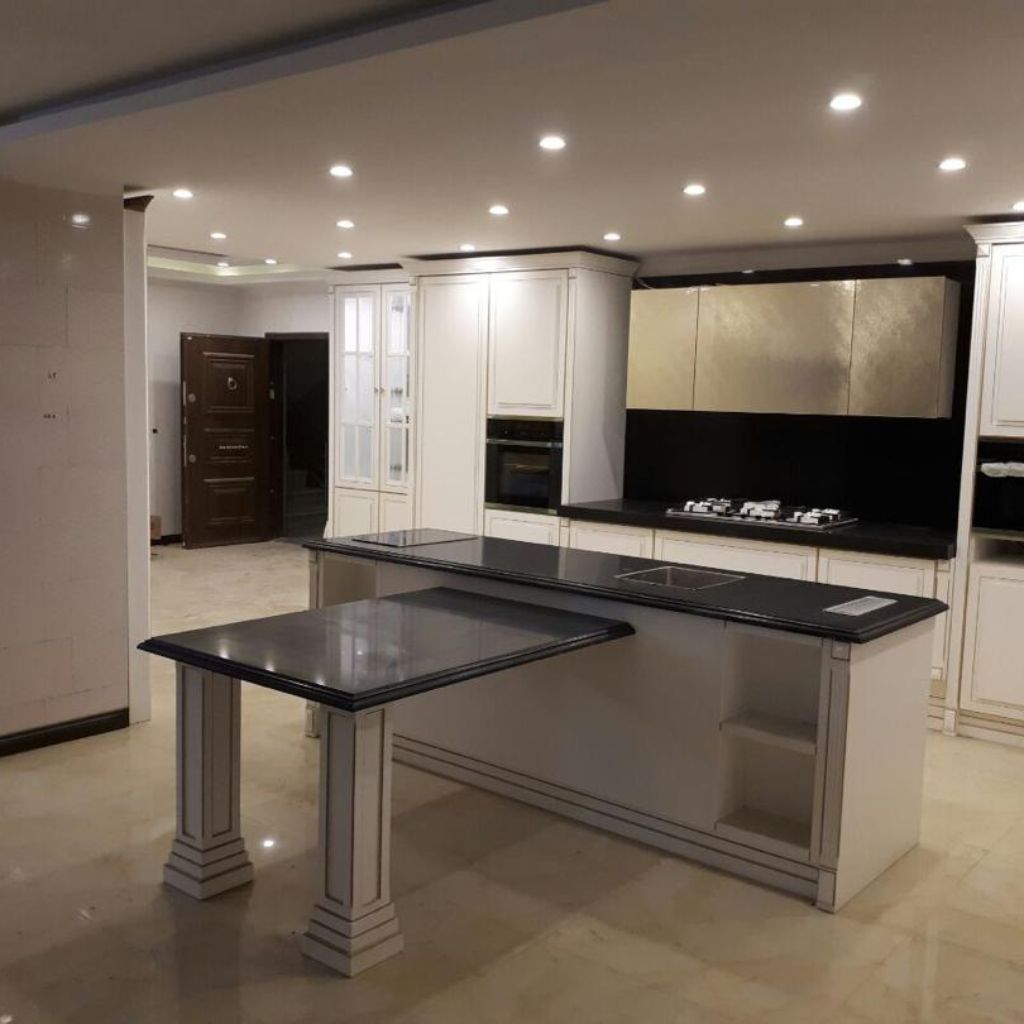 سطح کوارتز سیاه در طراحی مینیمال