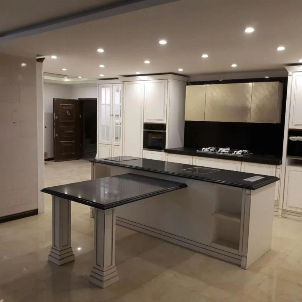 سطح کوارتز سیاه در طراحی مینیمال