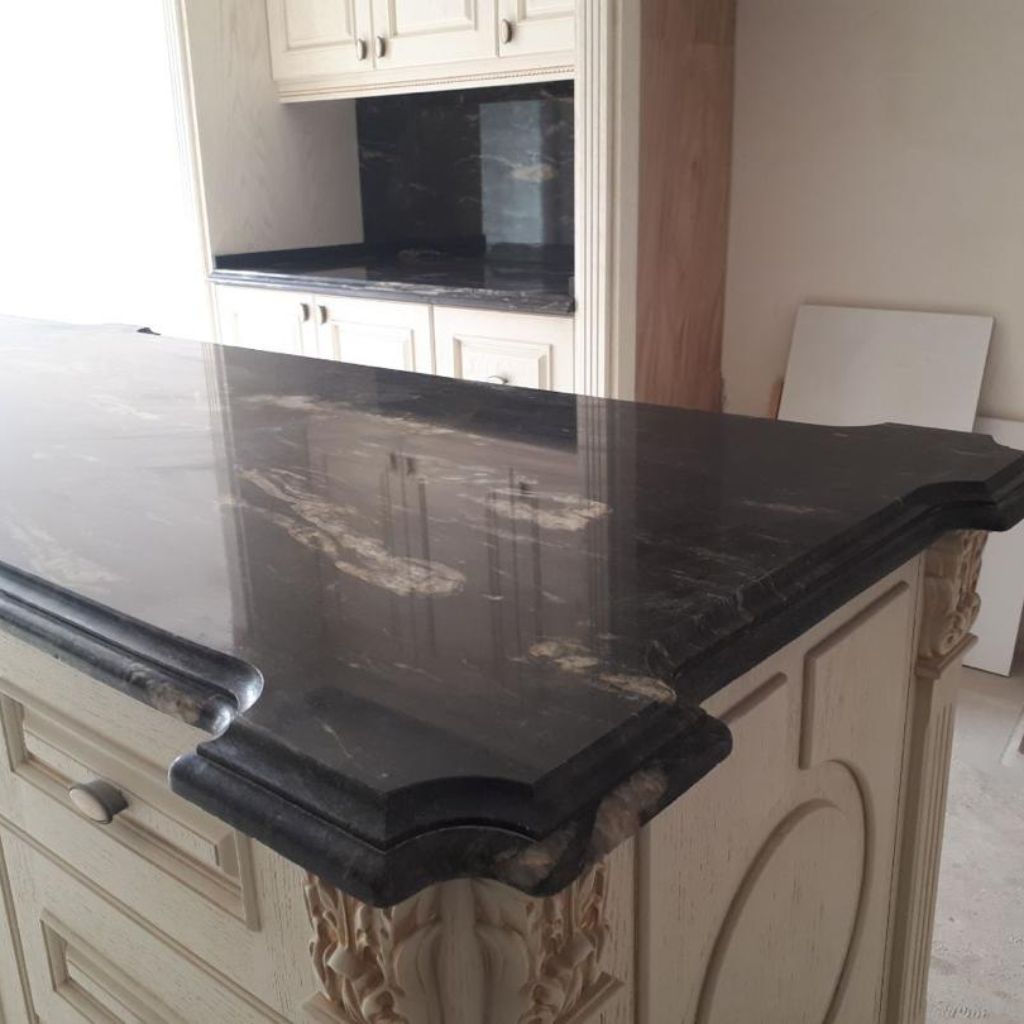 سطح کوارتز مشکی مات صنعتی