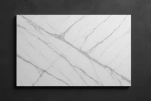 صفحه کابینت کوارتز سفید در آشپزخانه مدرن