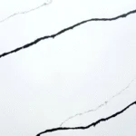 صفحه کابینت رگه‌دار کوارتز سفید