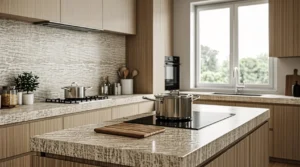 صفحه کابینت ضد حرارت در آشپزخانه مدرن